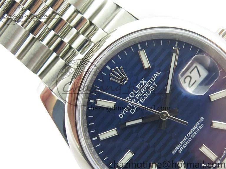 0211 DateJust 36 SS 126200 BP Maker 1:1 Best Edition New Blue Dial on Jubilee Bracelet Resilient 2529